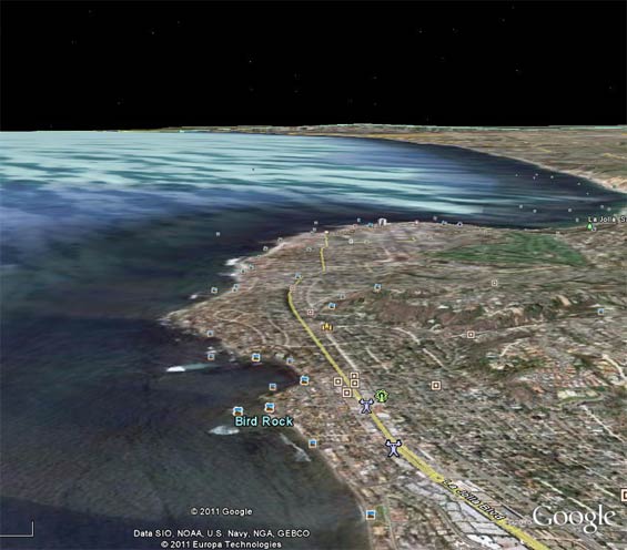 Google Earth View of the Area Above, 2011